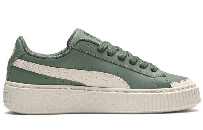 (WMNS) Basket Platform Taraklı Spor Ayakkabı Yeşil/Beyaz