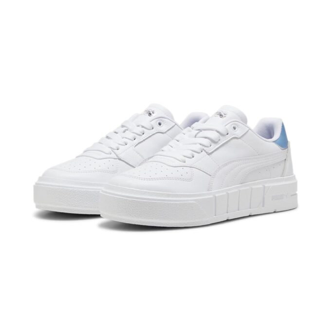 (WMNS) Cali Court Deri “Beyaz Zen Mavi”