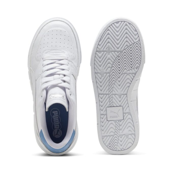 (WMNS) Cali Court Deri “Beyaz Zen Mavi”