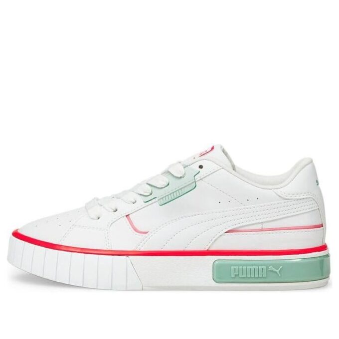 (WMNS) Cali Star Lights Platform Ayakkabılar Beyaz/Yeşil/Turuncu