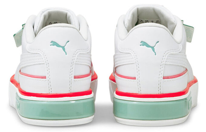 (WMNS) Cali Star Lights Platform Ayakkabılar Beyaz/Yeşil/Turuncu