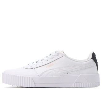 (WMNS) Carina Leather “Beyaz Siyah Gül Suyu”