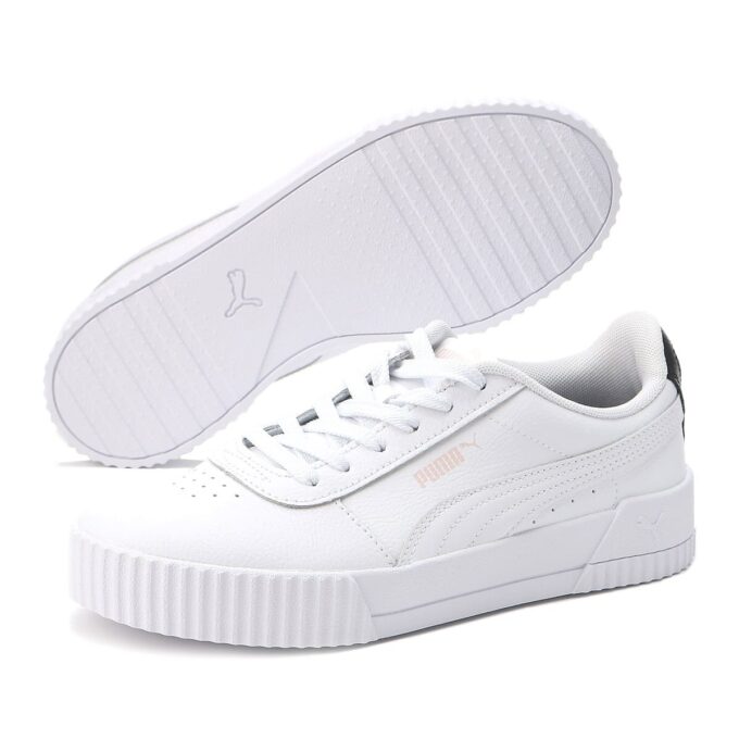 (WMNS) Carina Leather “Beyaz Siyah Gül Suyu”