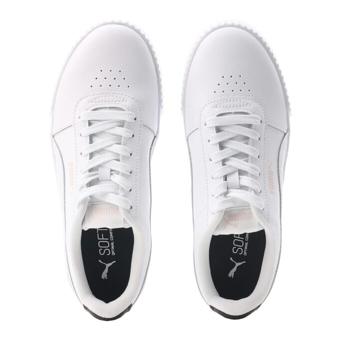 (WMNS) Carina Leather “Beyaz Siyah Gül Suyu”