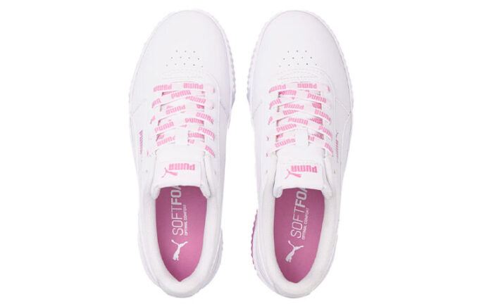 (WMNS) Carina Logomania Kadın Spor Ayakkabıları Beyaz/Kırmızı/Pembe