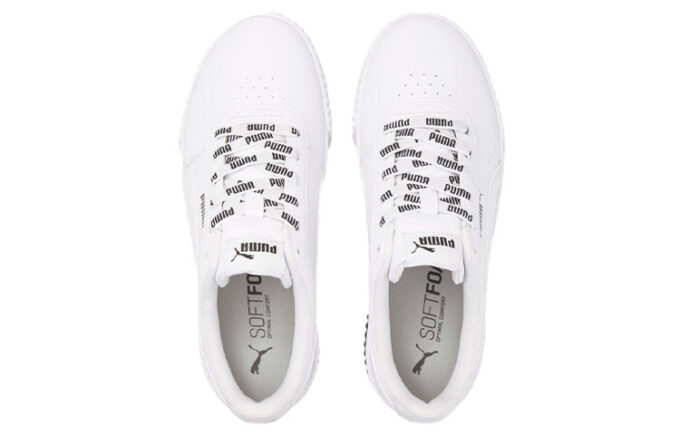(WMNS) Carina Logomania Spor Ayakkabı Beyaz/Siyah