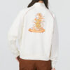 (WMNS) Das Cc Graphic Half-Zip Crew “Beyaz”