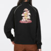 (WMNS) Das Cc Graphic Half-Zip Crew “Siyah”