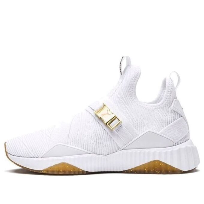 (WMNS) Defy Varsity Mid “Beyaz Metalik Altın”