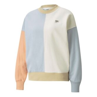 (WMNS) Downtown Büyük Boy Yuvarlak Yaka Sweatshirt Beyaz