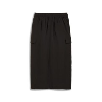(WMNS) DOWNTOWN Kargo Midi Etek “Siyah”