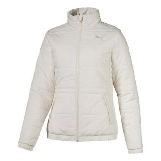(WMNS) ESS Dolgulu Kışlık Ceket “Beyaz”