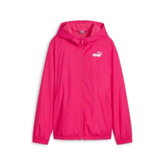 (WMNS) Essentials Düz Rüzgarlık Ceket “Sıcak Pembe”