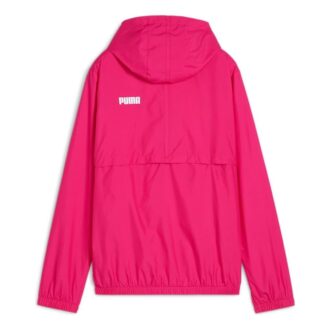 (WMNS) Essentials Düz Rüzgarlık Ceket “Sıcak Pembe”