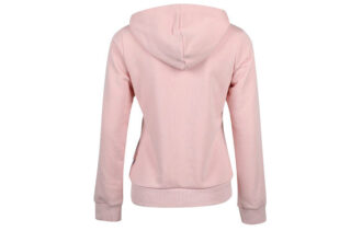 (WMNS) Essentials Logolu Kapüşonlu Üst “Pembe Beyaz”