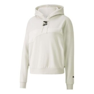 (WMNS) Evide Kapşonlu Sweatshirt “Beyaz”