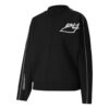 (WMNS) Evide Logo Baskılı Yuvarlak Yaka Sweatshirt Siyah