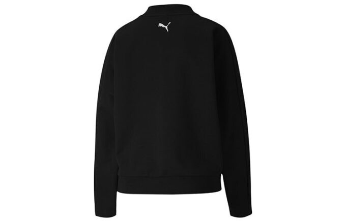 (WMNS) Evide Logo Baskılı Yuvarlak Yaka Sweatshirt Siyah
