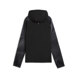 (WMNS) Favori Velocity Baskılı Dokuma Koşu Ceketi “Siyah”