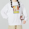 (WMNS) FF Kabarcık Kollu Yuvarlak Yaka Sweatshirt “Beyaz”