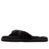 (WMNS) Fluff Flip Slide “Black Team Gold”
