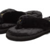 (WMNS) Fluff Flip Slide “Black Team Gold”