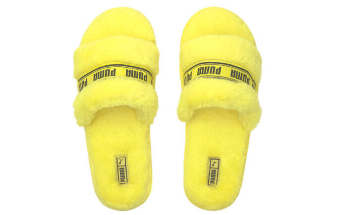 (WMNS) Fluff Slaytlar “Fluo Sarı”