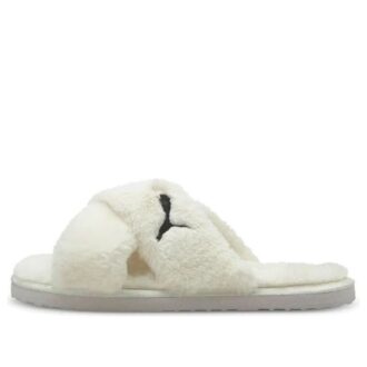 (WMNS) Fluff X Kayışlı Terlik “Fısıltı Beyazı”