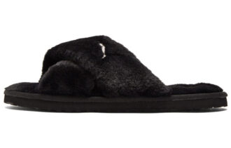 (WMNS) Fluff X Kayışlı Terlik “Siyah”