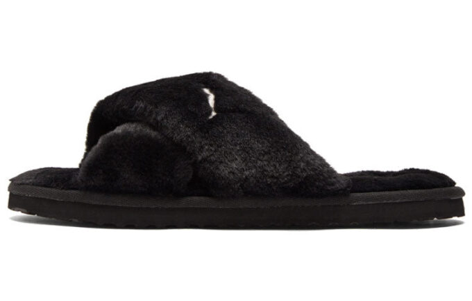 (WMNS) Fluff X Kayışlı Terlik “Siyah”