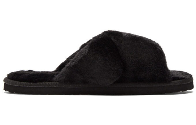 (WMNS) Fluff X Kayışlı Terlik “Siyah”