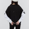 (WMNS) Güçlü Renk Bloklu Mürettebat Logo Baskılı Sweatshirt Siyah