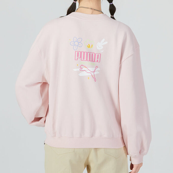 (WMNS) Grafik Sweatshirt “Pembe”