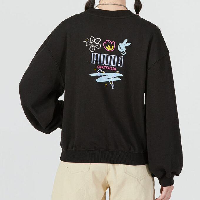 (WMNS) Grafik Sweatshirt “Siyah”