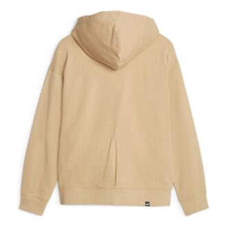 (WMNS) HER Tam Fermuarlı Kapüşonlu Sweatshirt “Tan”