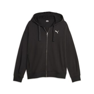(WMNS) HER Terry Tam Fermuarlı Kapüşonlu Sweatshirt “Yeşil”