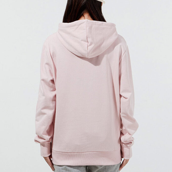 (WMNS) Küçük Logolu Kapüşonlu Sweatshirt “Açık Pembe”