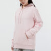 (WMNS) Küçük Logolu Kapüşonlu Sweatshirt “Açık Pembe”
