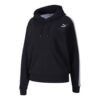 (WMNS) Küçük Logolu Kapüşonlu Sweatshirt “Siyah Beyaz”