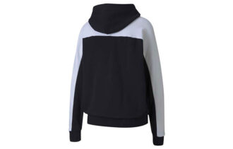 (WMNS) Küçük Logolu Kapüşonlu Sweatshirt “Siyah Beyaz”