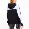 (WMNS) Küçük Logolu Kapüşonlu Sweatshirt “Siyah Beyaz”