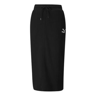 (WMNS) Klasik Bağcıklı Midi Elbise Siyah