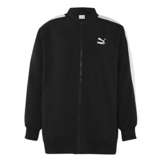 (WMNS) Klasik Bomber Logo Baskılı Ceket Siyah