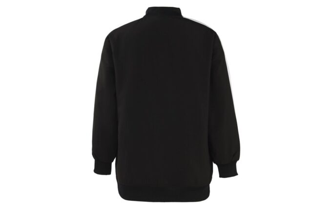 (WMNS) Klasik Bomber Logo Baskılı Ceket Siyah