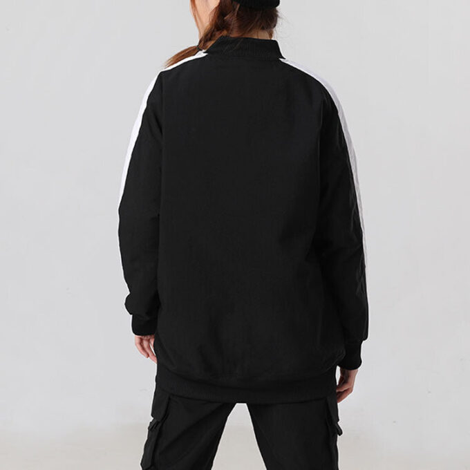 (WMNS) Klasik Bomber Logo Baskılı Ceket Siyah