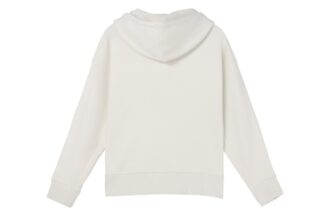 (WMNS) Klasik Logo Baskılı Kapüşonlu Gri