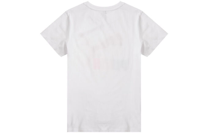 (WMNS) Klasik Logo İlgi Tişörtü Logosu Günlük Yuvarlak Yaka Kısa Kollu Beyaz
