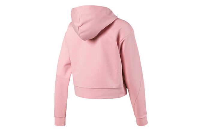 (WMNS) Klasik Logolu Kapüşonlu Sweatshirt “Pembe”