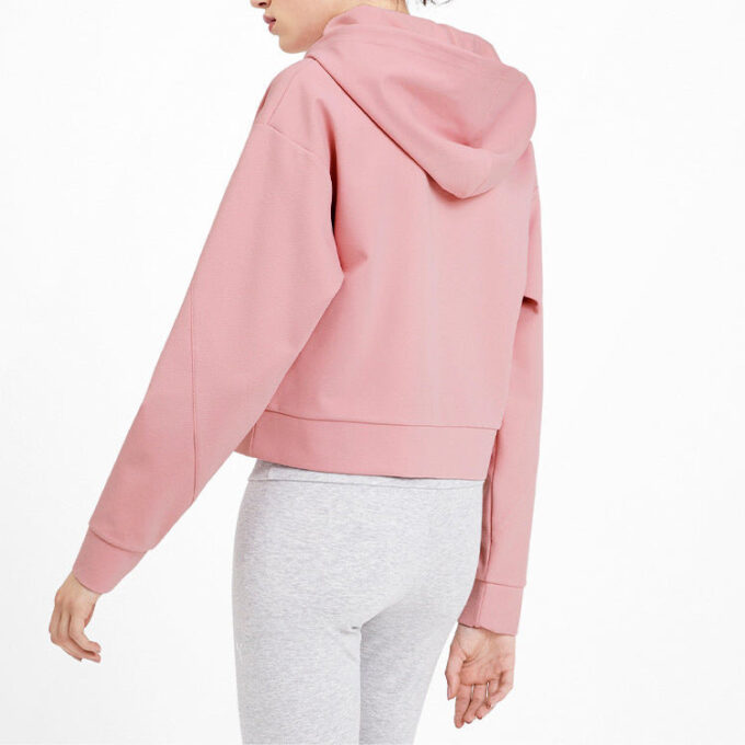 (WMNS) Klasik Logolu Kapüşonlu Sweatshirt “Pembe”