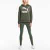 (WMNS) Klasik Logolu Kapüşonlu Sweatshirt “Zeytin Yeşili Beyaz”